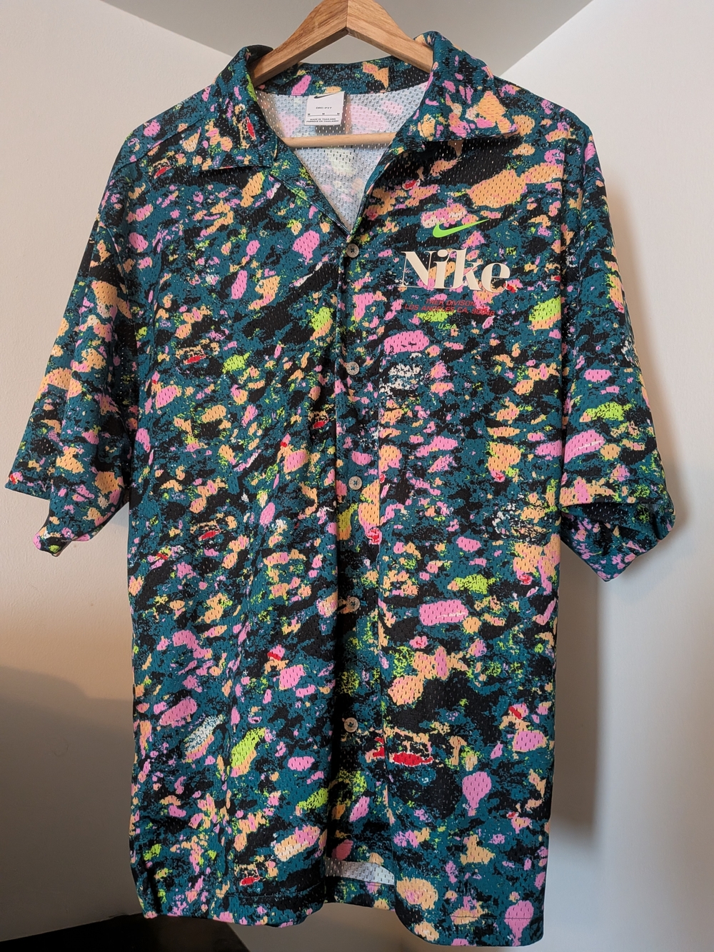 Nike Trek Division Woven Flow Button Up